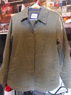 Quilted Olive Green Jacket - Jachs girlfriend New York